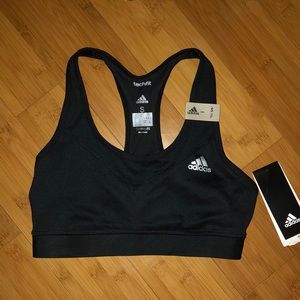 NEW Adidas black sports bra Small NWT